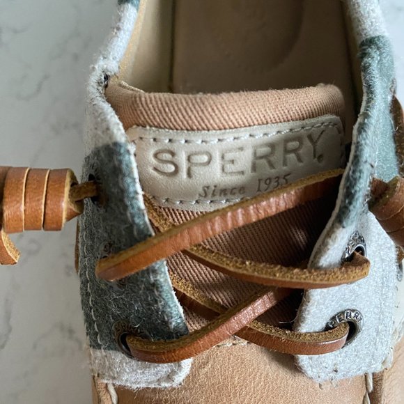 Sperry Top-Sider Songfish Varsity Wool Women's Boat Shoes Size 6.5 STS84409 - Picture 9 of 13